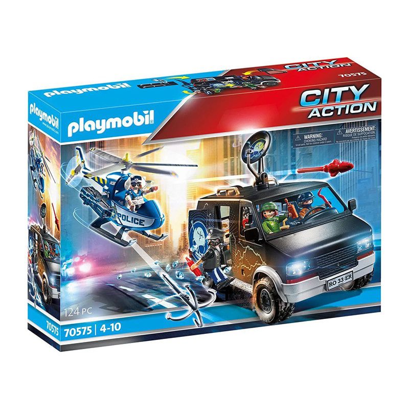 Camion de bandits et policier 70575- Playmobil