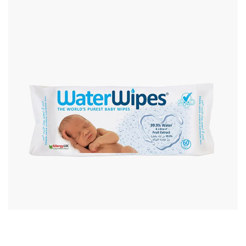 Lingettes bébé 60 pièces – Waterwipes