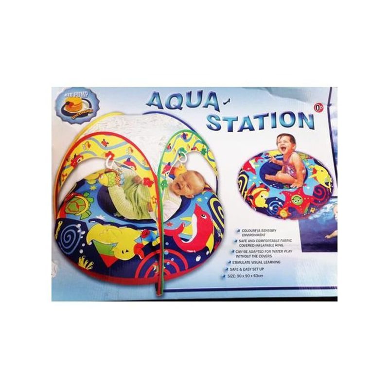 Station aquatique gonflable