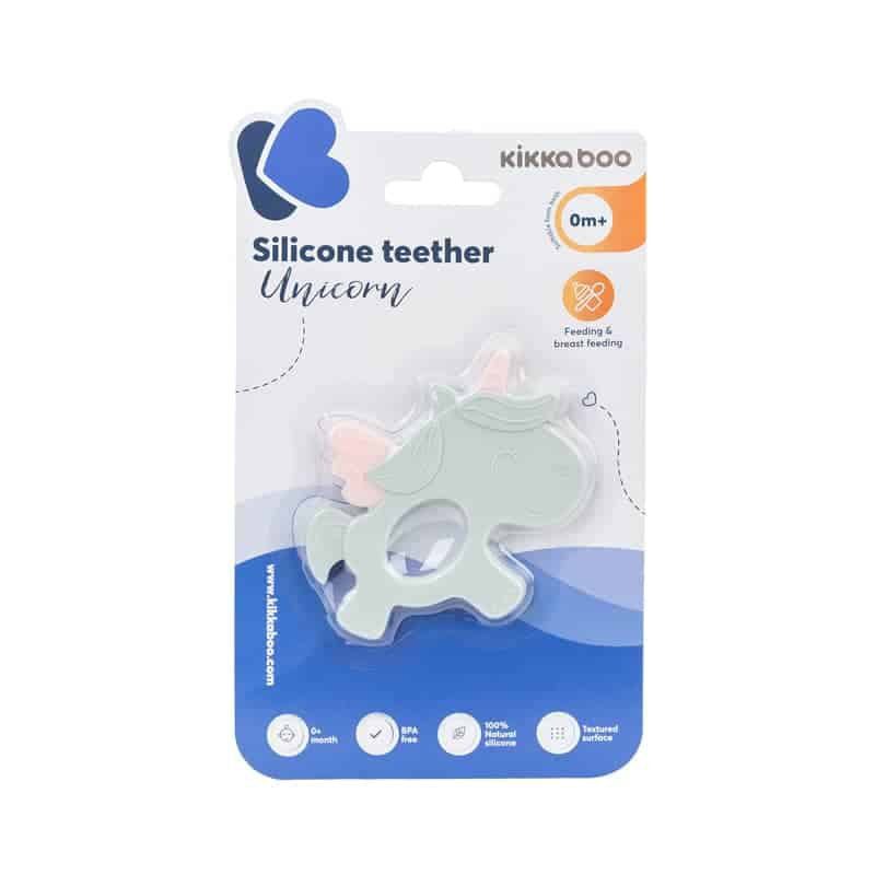 Anneau de dentition en silicone Licorne Mint-Kikkaboo