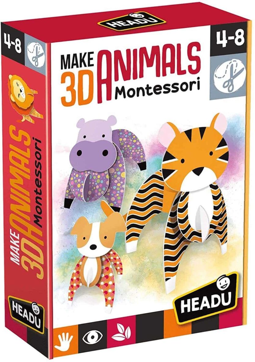 3D Animals Montessori- Headu