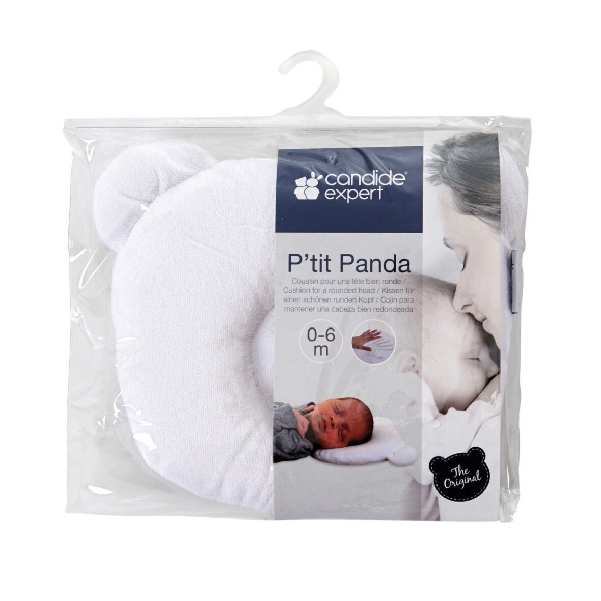 Coussin cale tête bébé P’tit Panda – Candide