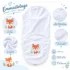 couverture d'emmaillotage blanche - bebekevi gobebe agadir