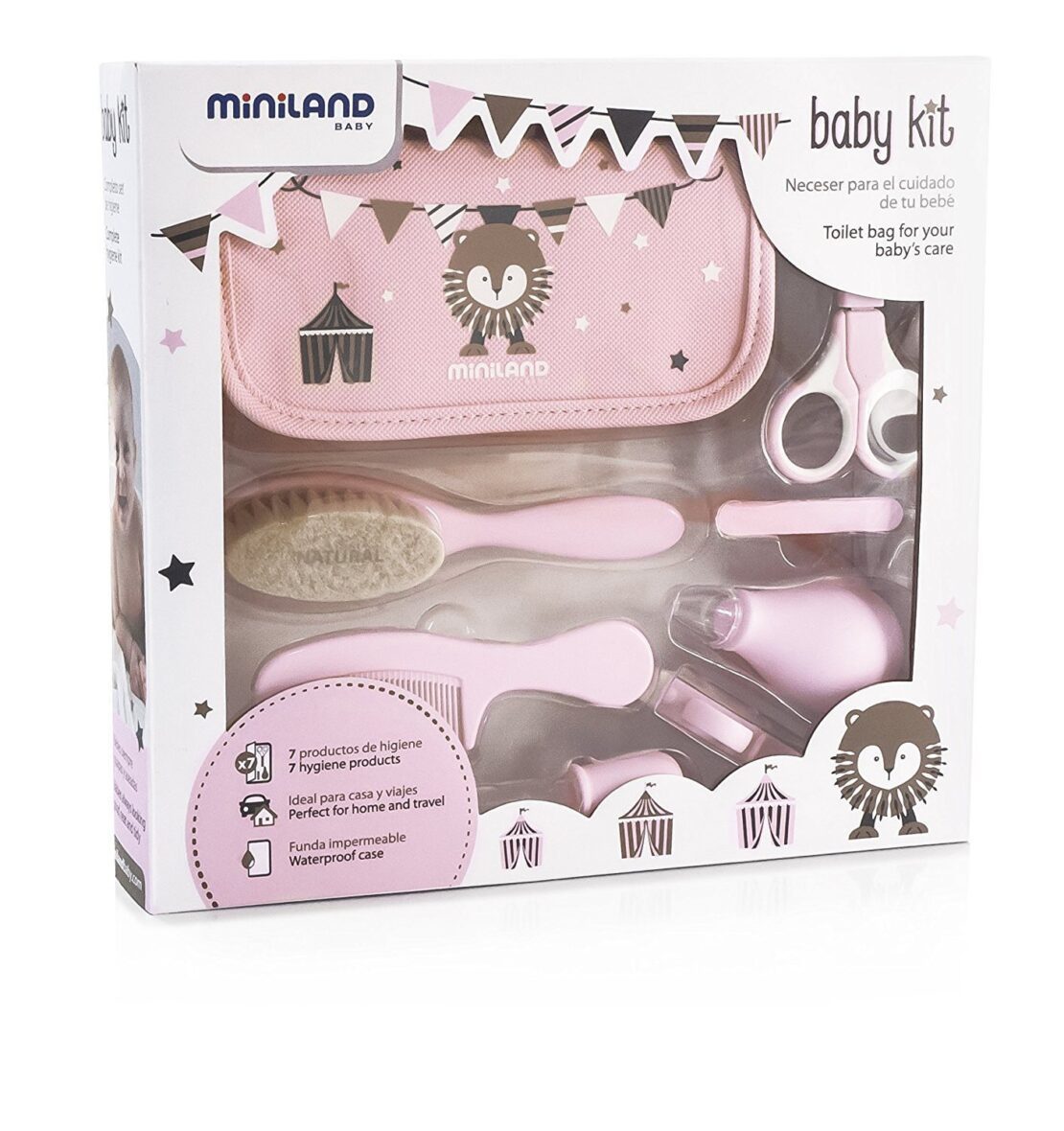 Trousseau de Soins Baby Kit Rose 0m+ – Miniland