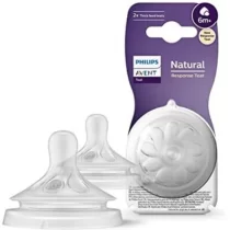 Lot-de-2-tetines-6m-Natural-Response-6-Debit-Avent