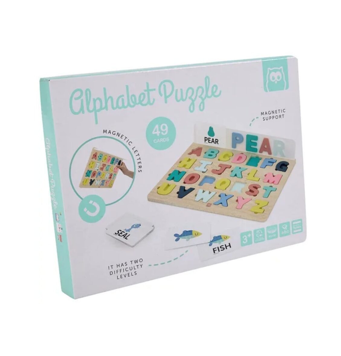 Puzzle Alphabet avec lettres magnétiques – Eurekakids