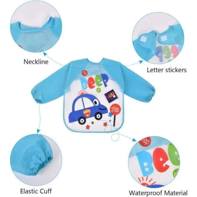 Tablier-pour-enfants-motif-voiture-bleu-1-630×630