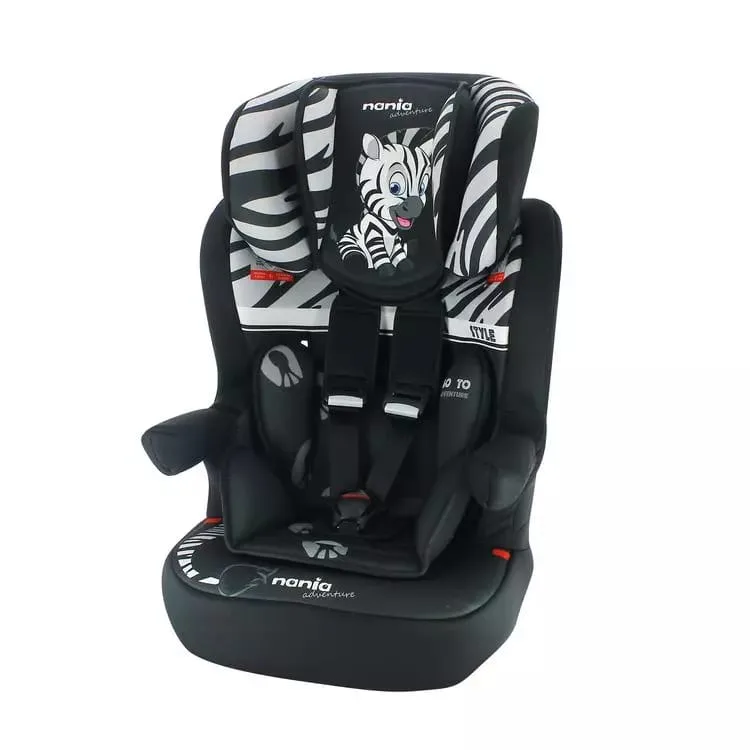 Siège auto Nania Groupe 1/2/3 (9-36 kg) Zèbre