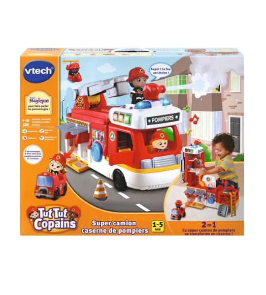 Super camion caserne de pompiers – Vtech