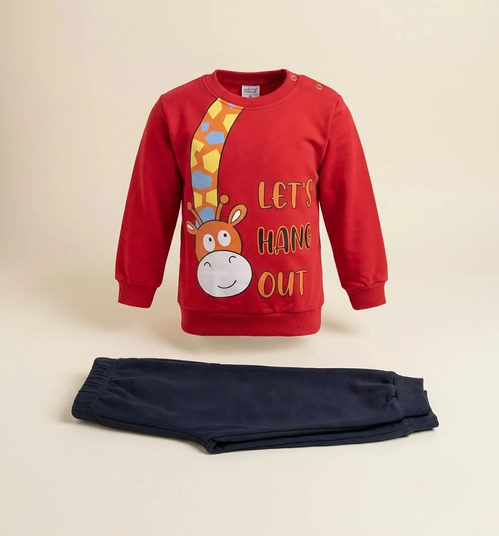 ensemble bébé giraffe rouge noire – nicukids gobebe