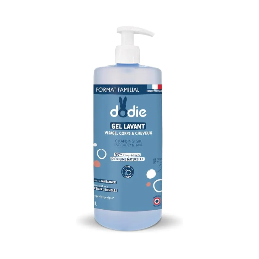 Gel Lavant 3en1 Flacon Pompe 1L – Dodie
