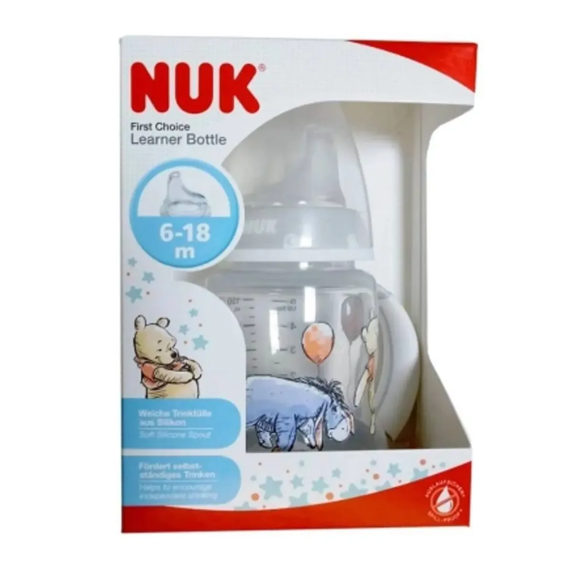 Tasse d’apprentissage à Bec Verseur en Silicone Antifuite – NUK
