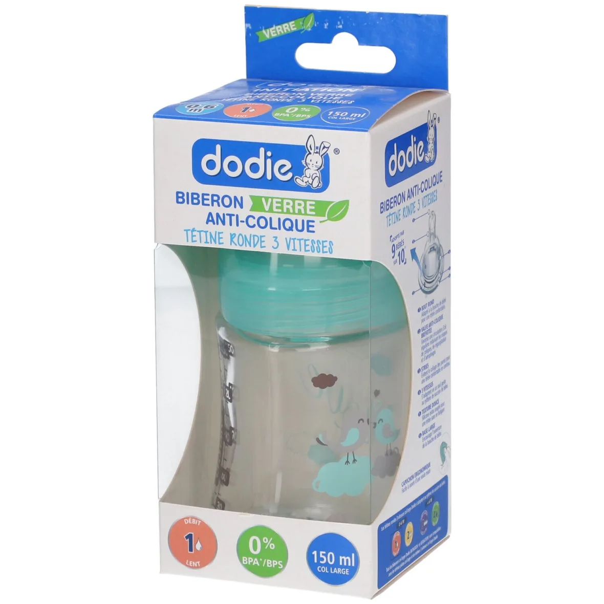 Biberon Initiation Verre 150ml – Dodie