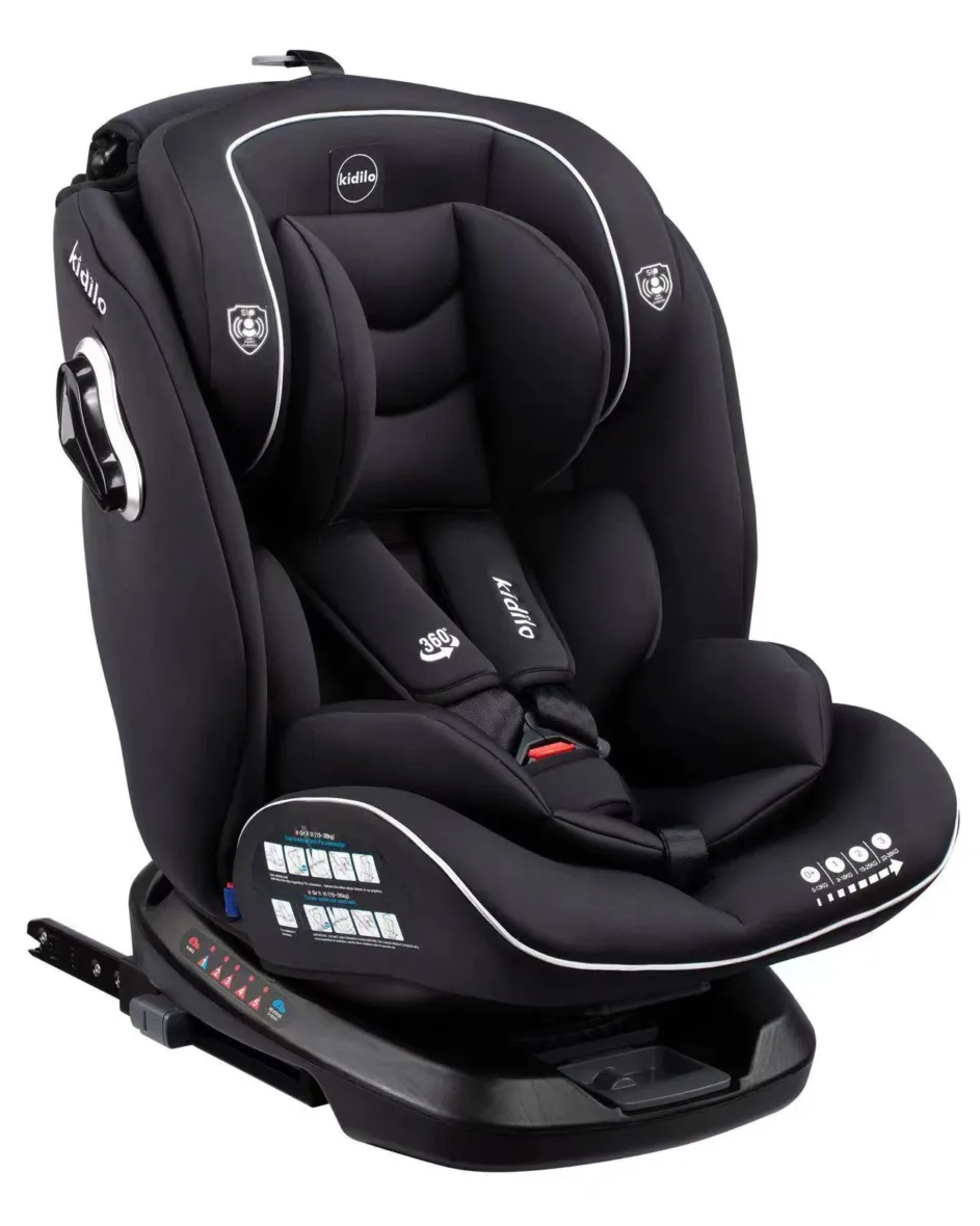 Siège Auto Isofix Groupe 0-1-2-3 Rotatif 360° – Kidilo