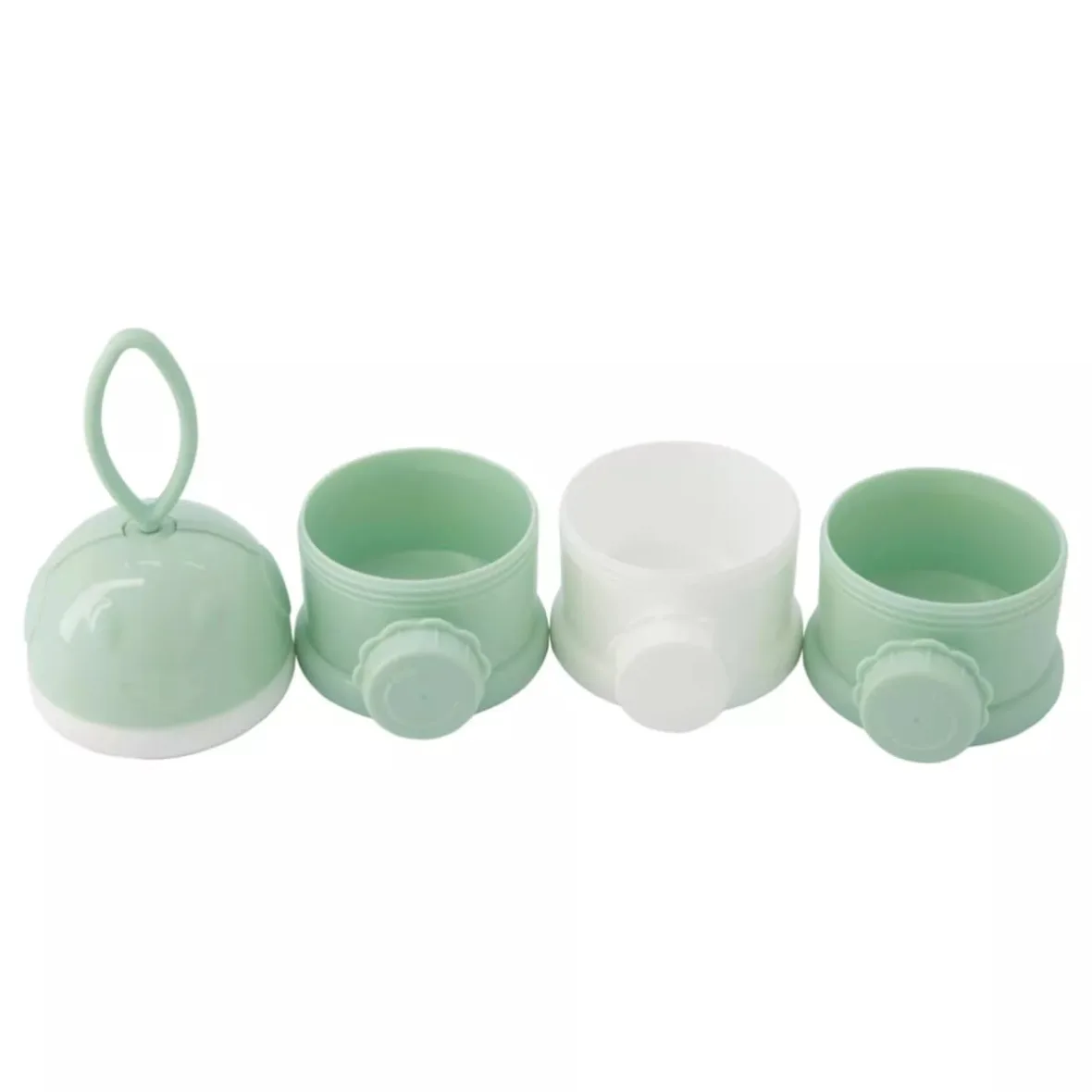 Distributeur-de-lait-en-poudre-a-3-niveaux-vert