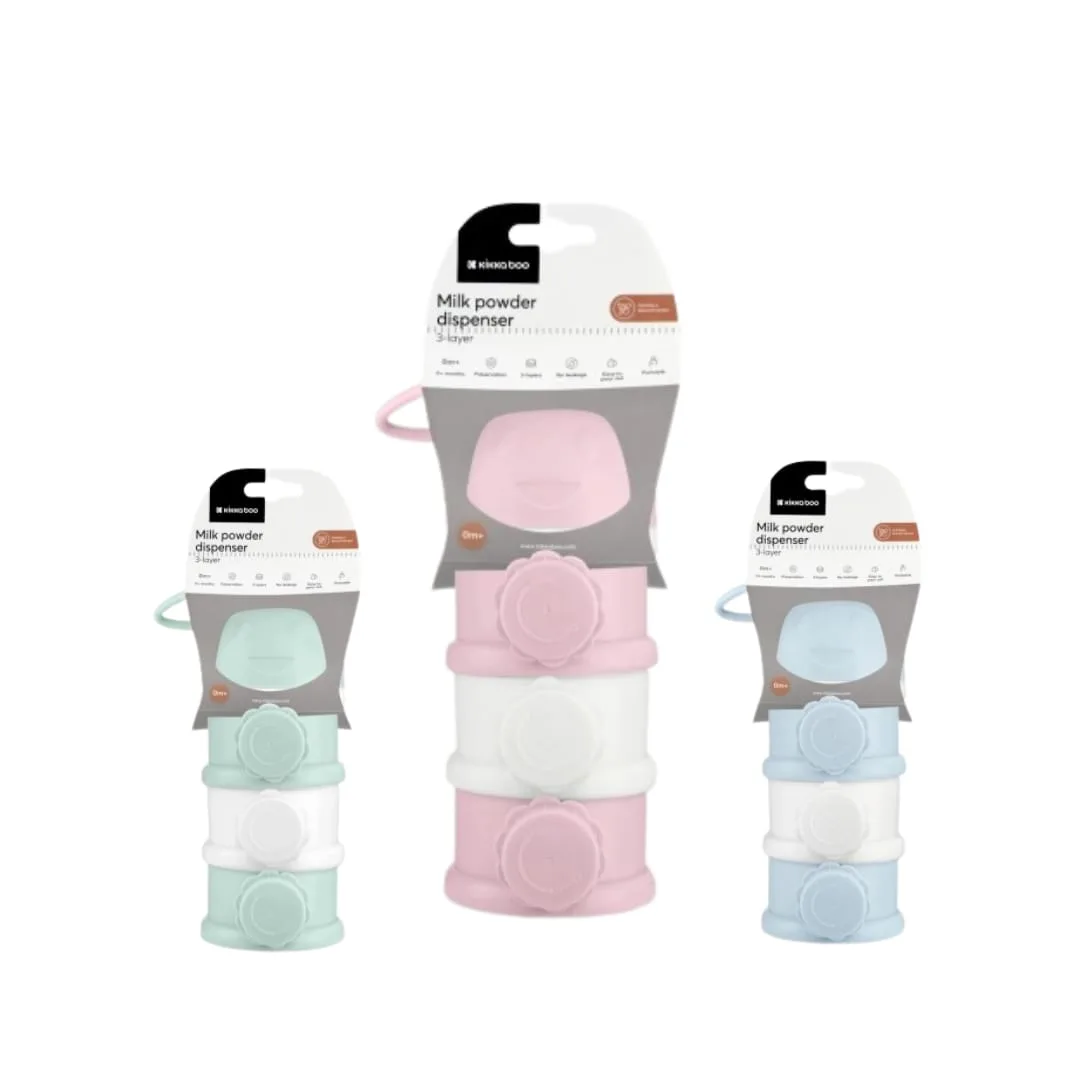 Distributeur de lait en poudre à 3 niveaux – Kikkaboo
