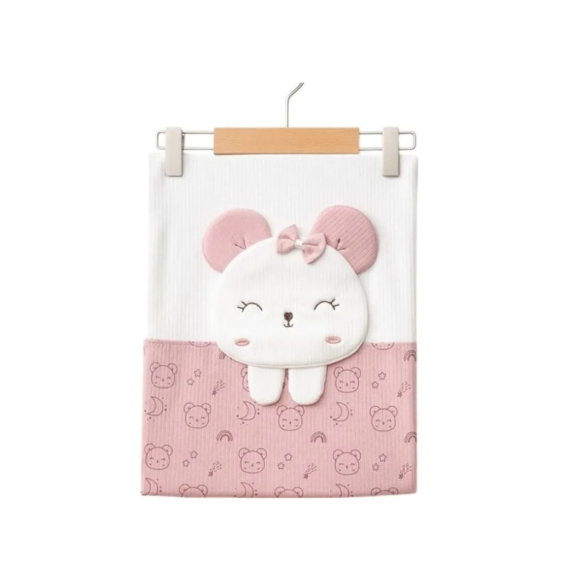 Couverture de Luxe En Coton Peigné Rose – Ekebaby