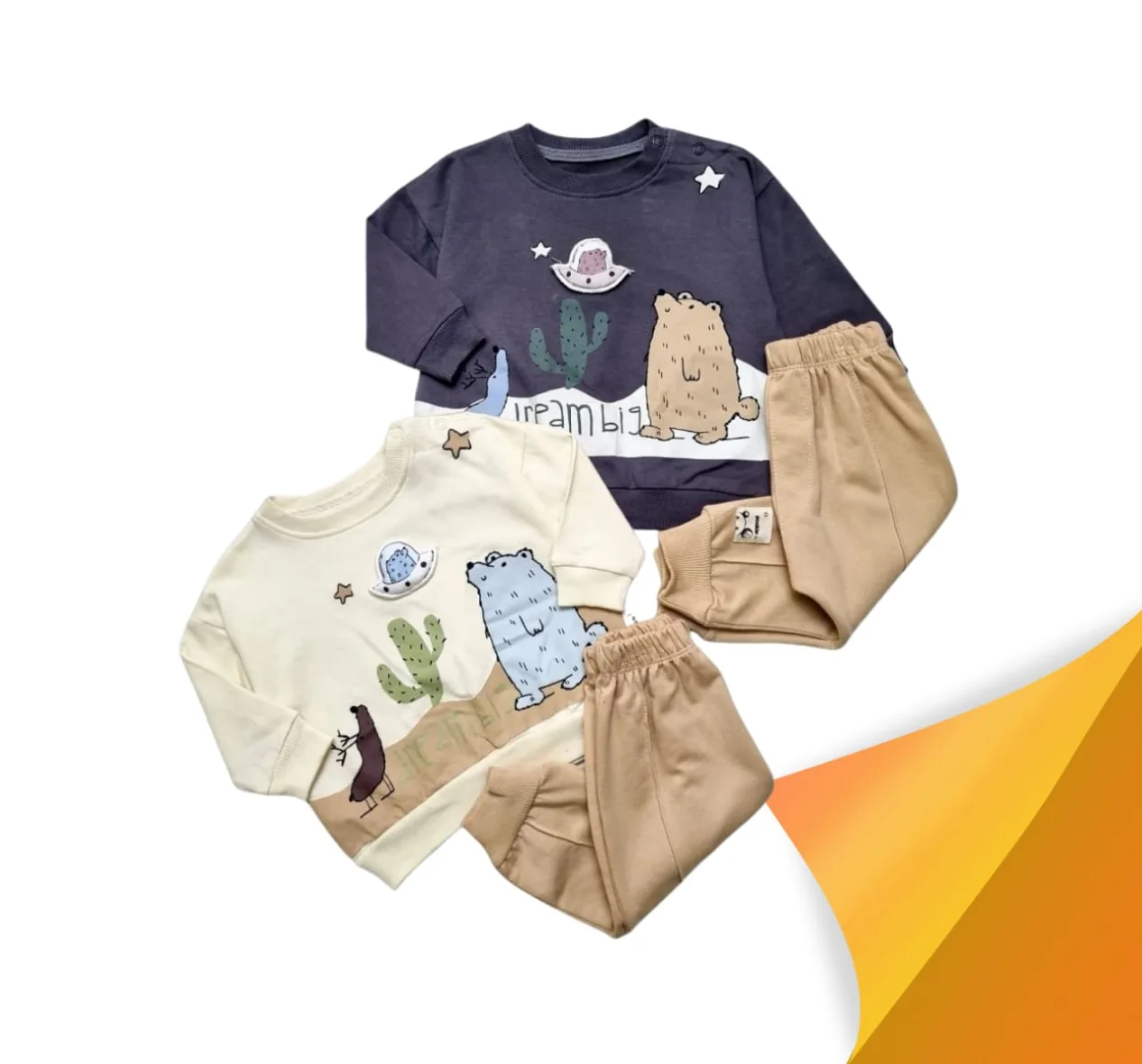 Ensemble Bébé 2 Pièces à Motifs Extraterrestres – Pookie