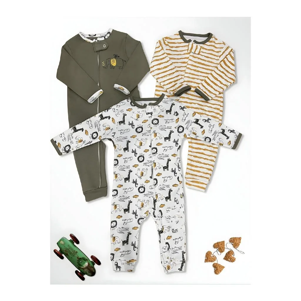 Grenouillères Garçon en Coton Biologique – Midirik