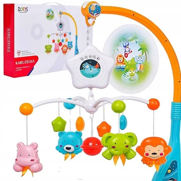 Mobile musical contrôlé avec projecteur – Huanger