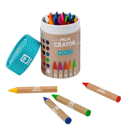 Crayons de couleur Pastel 3en1 24 pcs – Eurekakids