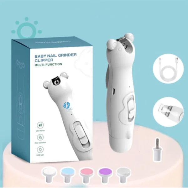 Lime et coupe-ongles électrique 2en1 rechargeable bébé