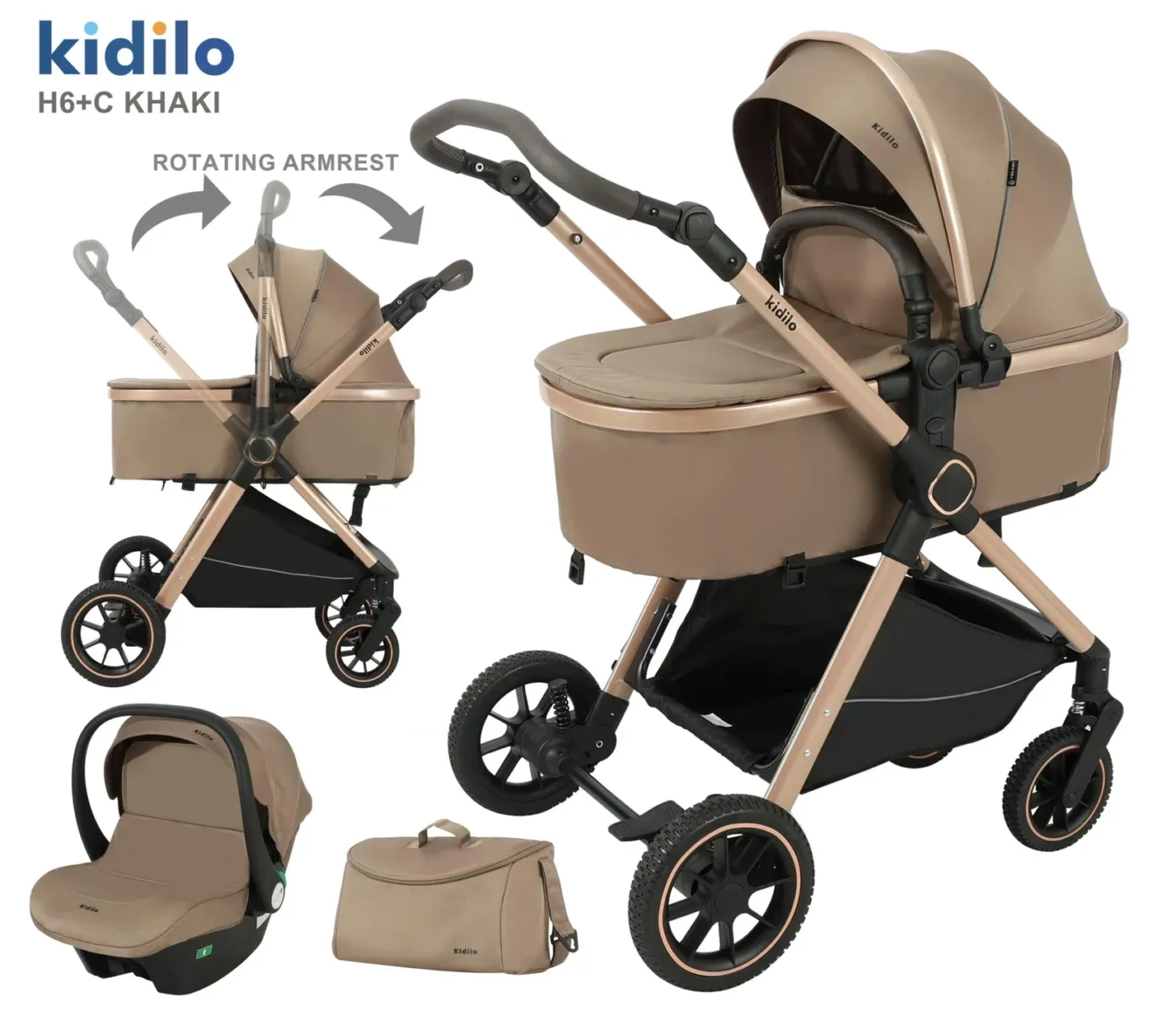 Pack Poussette H6+C – Kidilo