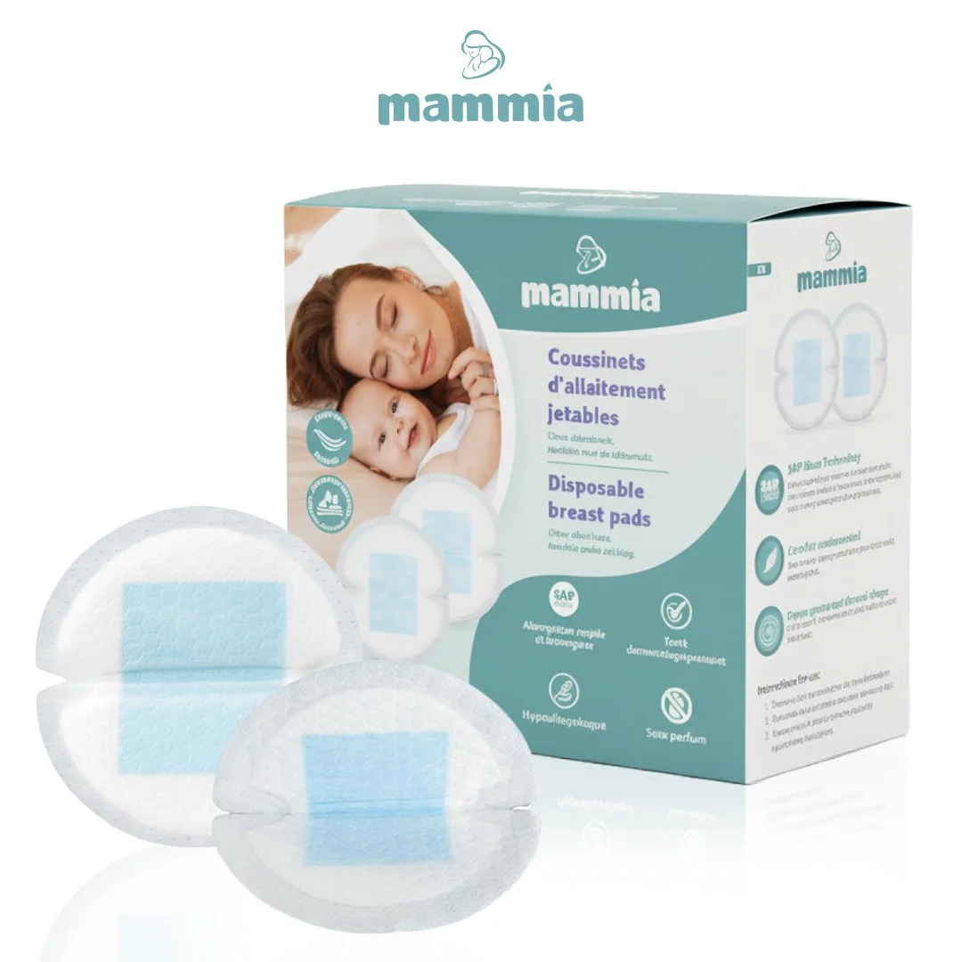 Coussinets d’allaitement jetables x 30 – Mammia
