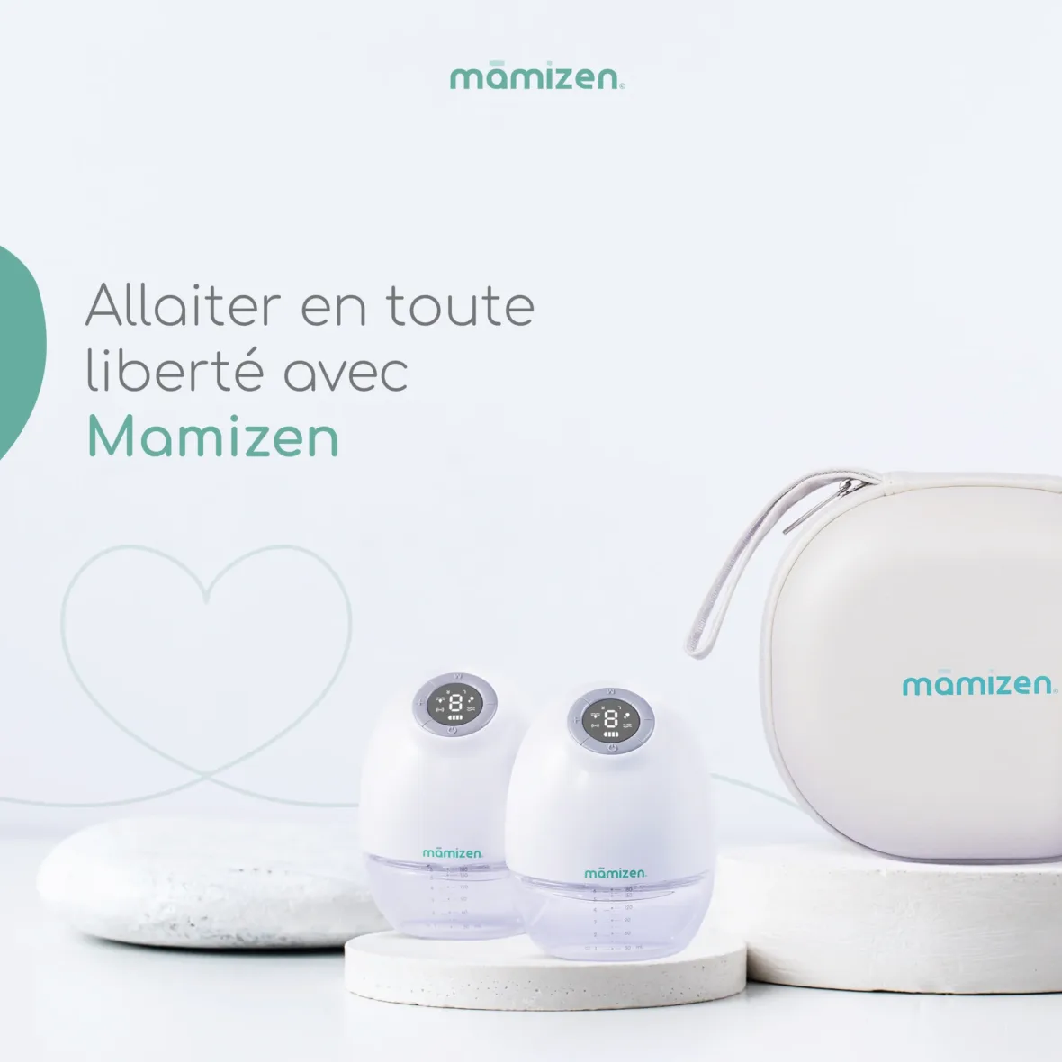 tire-lait électrique mains libres – mamizen gobebe maroc