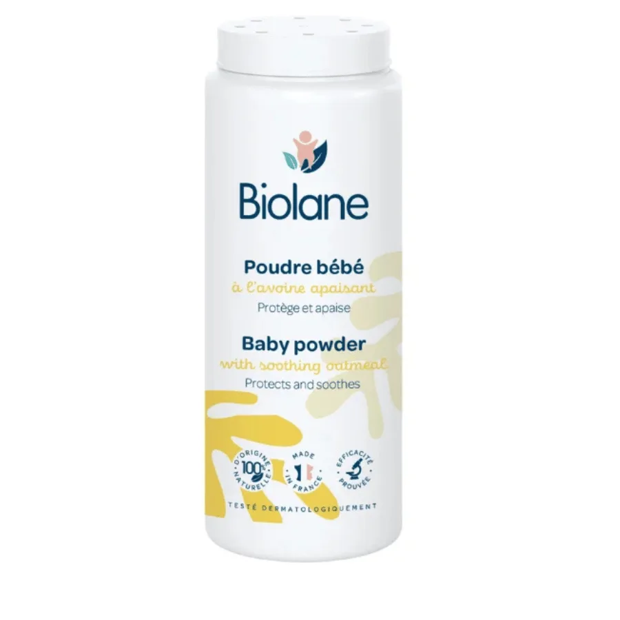 Poudre bébé à l’avoine apaisante 75g – Biolane