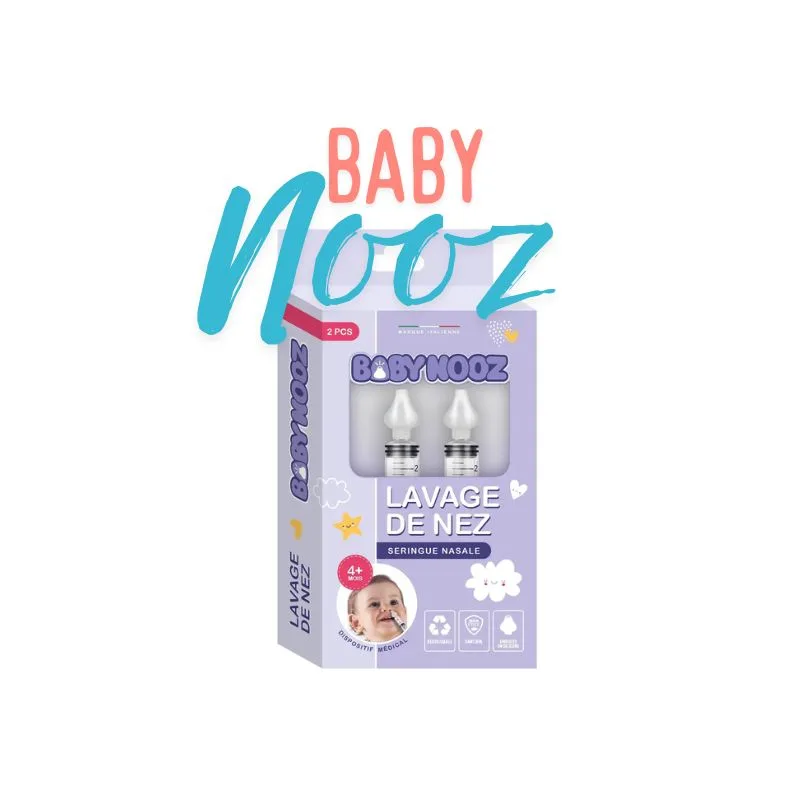 Seringues nasales Baby Nooz Maroc pour hygiène bébé chez GoBebe