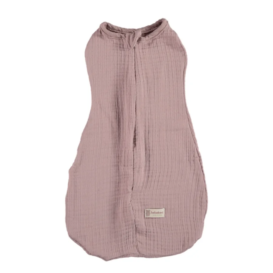 Emmaillotage zippé en mousseline 4 épaisseurs Uni – Bebekevi