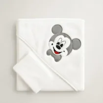cape de bain avec gant motif mickey - gulunce baby gobébé.ma
