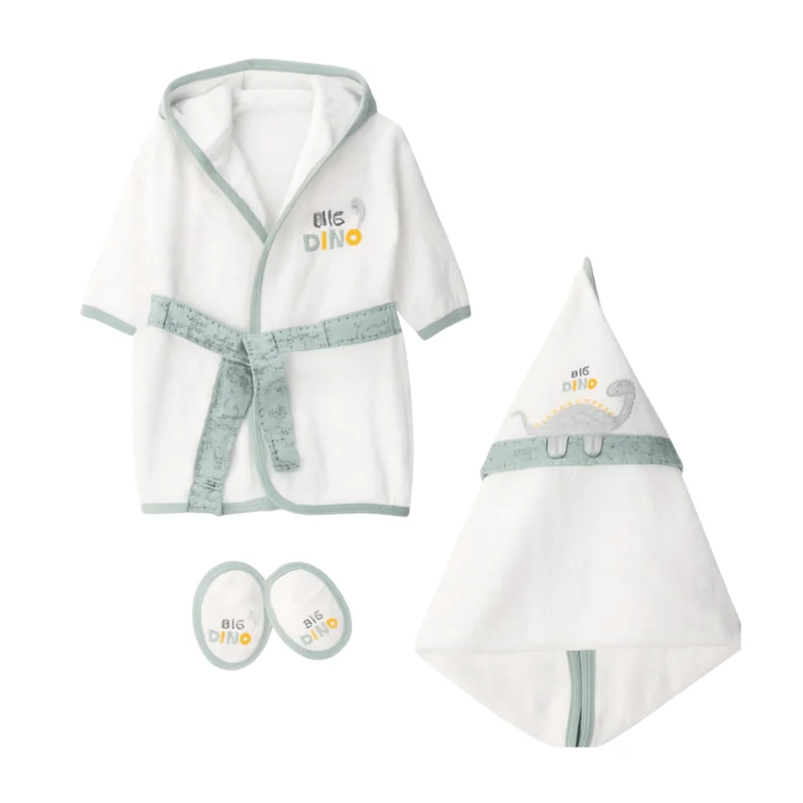 Coffret de bain bébé 3 pièces big dino – Eke Baby