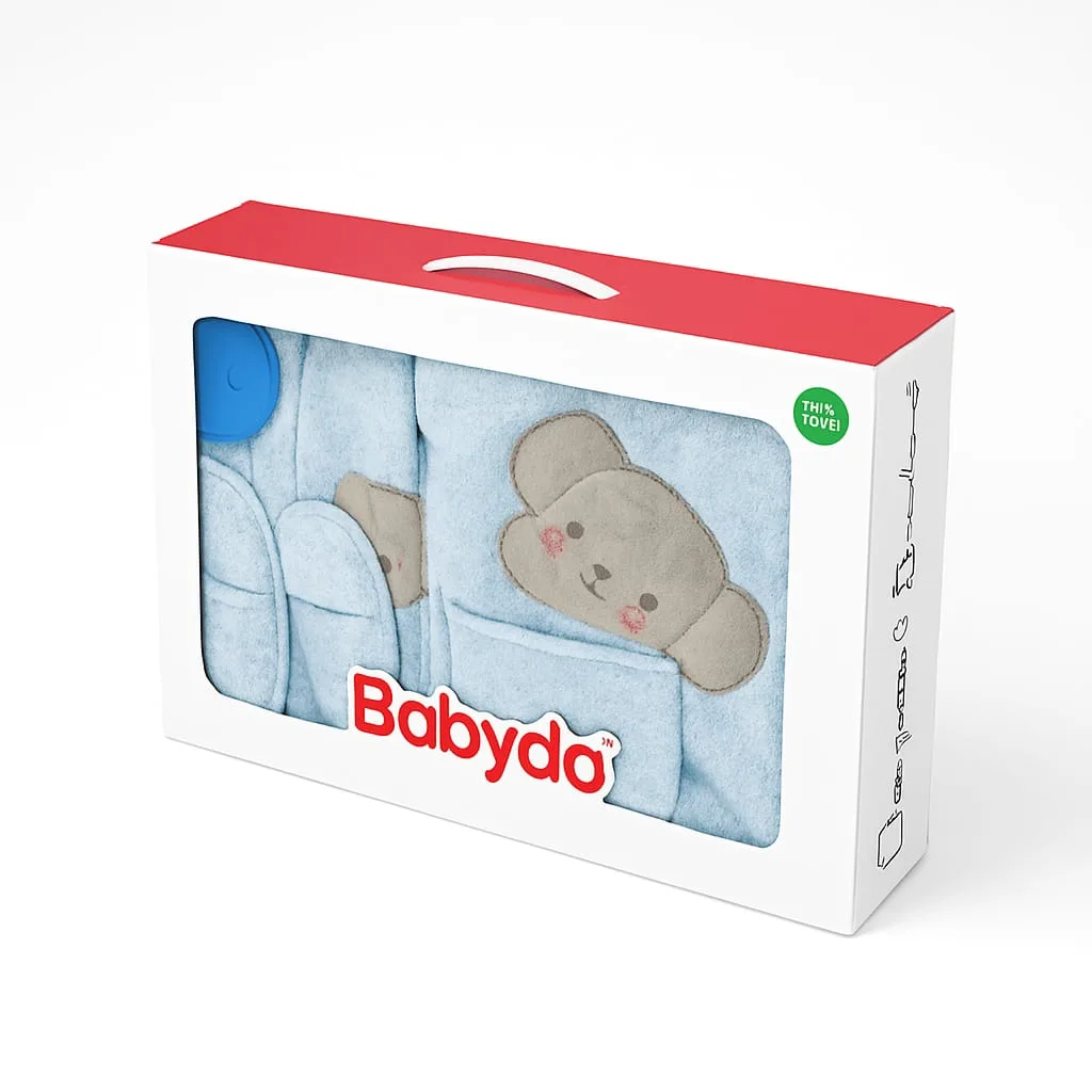 Coffret de bain bébé 5 pièces éléphant – Babydo