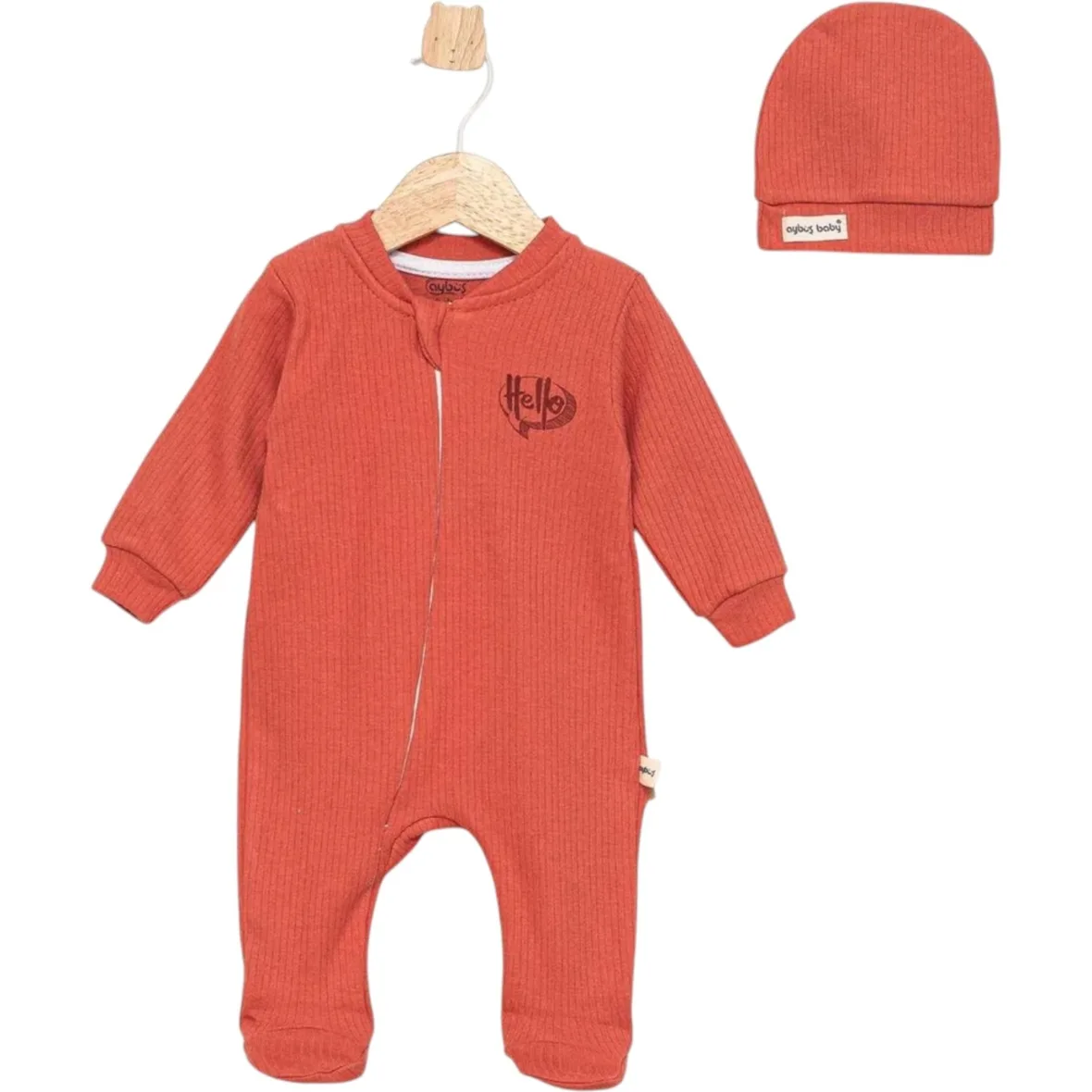 Ensemble bébé grenouillère + bonnet en coton – Aybus Baby