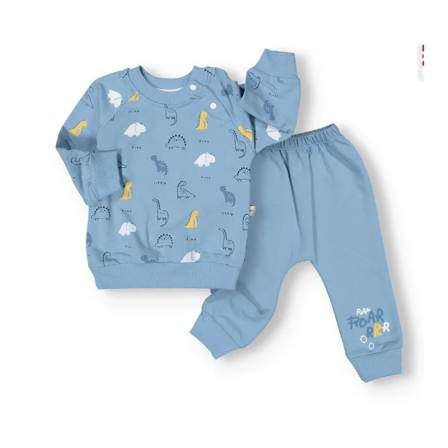 Ensemble garçon 2 pièces pull dino et pantalon – Aybus Baby