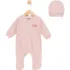 ensemble bébé grenouillère + bonnet en coton - aybus baby gobébé.ma