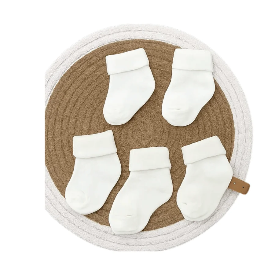 lot-de-5-chaussettes-blanches-–-Canario-maroc