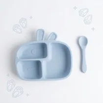 set Assiette compartimentée pratique et souple maroc