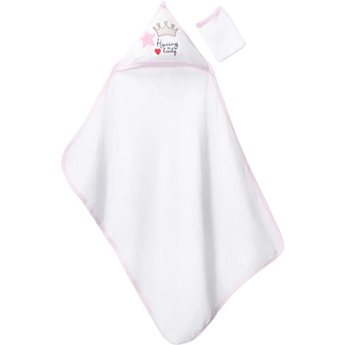 cape-de-bain-avec-gant-couronne-fille-gulunce-baby-maroc