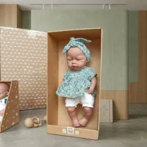 poupée realiste baby vera 45cm vanille - eurekakids maroc