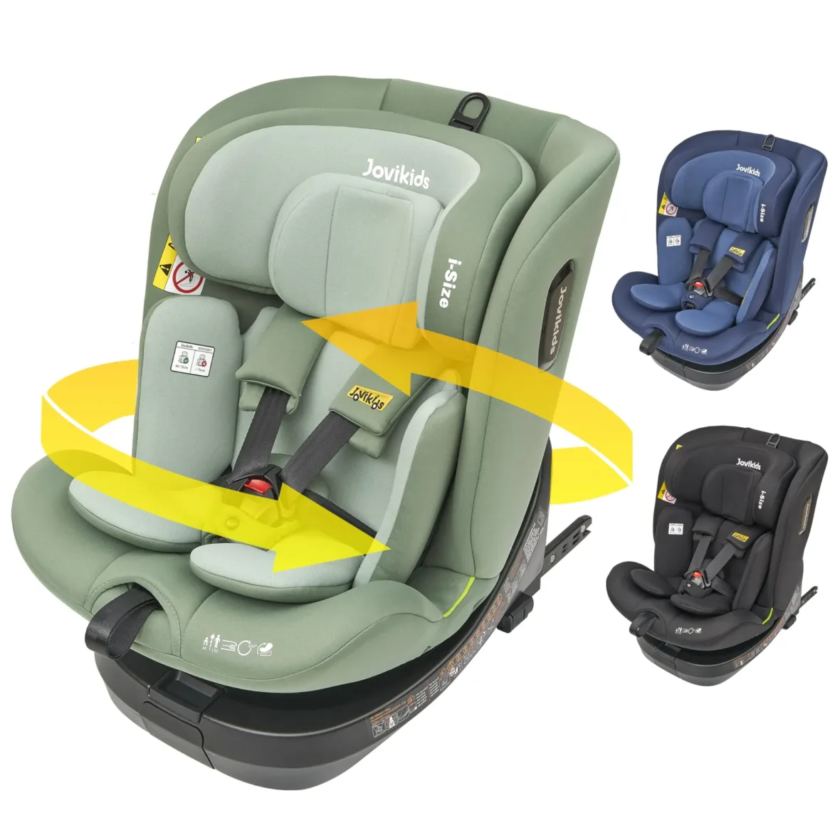 Siège auto 0-1-2-3 (0-36kg) Ranger TT Isofix rotatif 360° – Jovikids