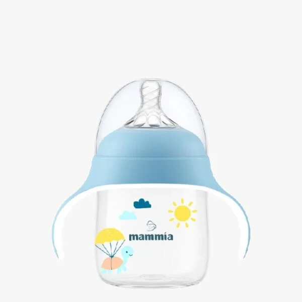 biberon-evolutif-2-en-1-a-poignee-ergonomique-300ml-bleu-mammia-maroc-600×600