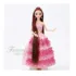 poupée avec robe élégante rose maroc
