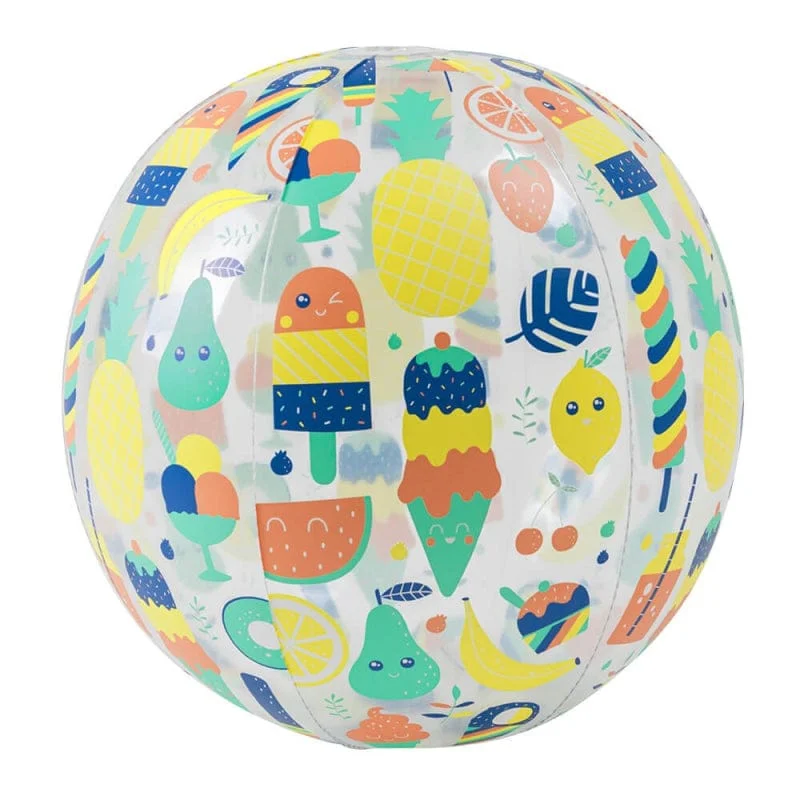 Balle de plage gonflable Hello Summer 60cm – Eurekakids