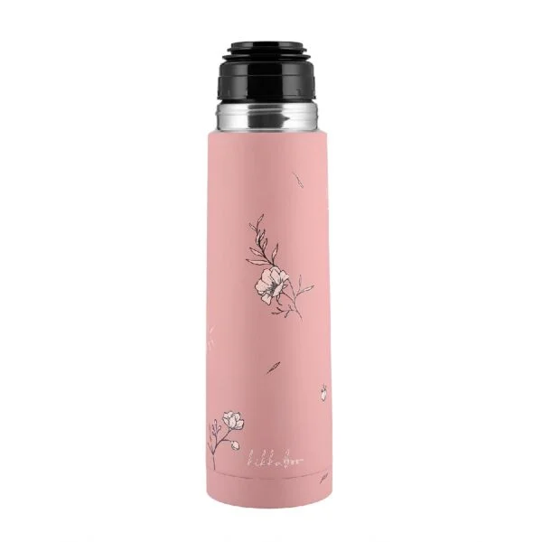 gourde-isotherme-flora-500ml-blush-kikkaboo-gobebe