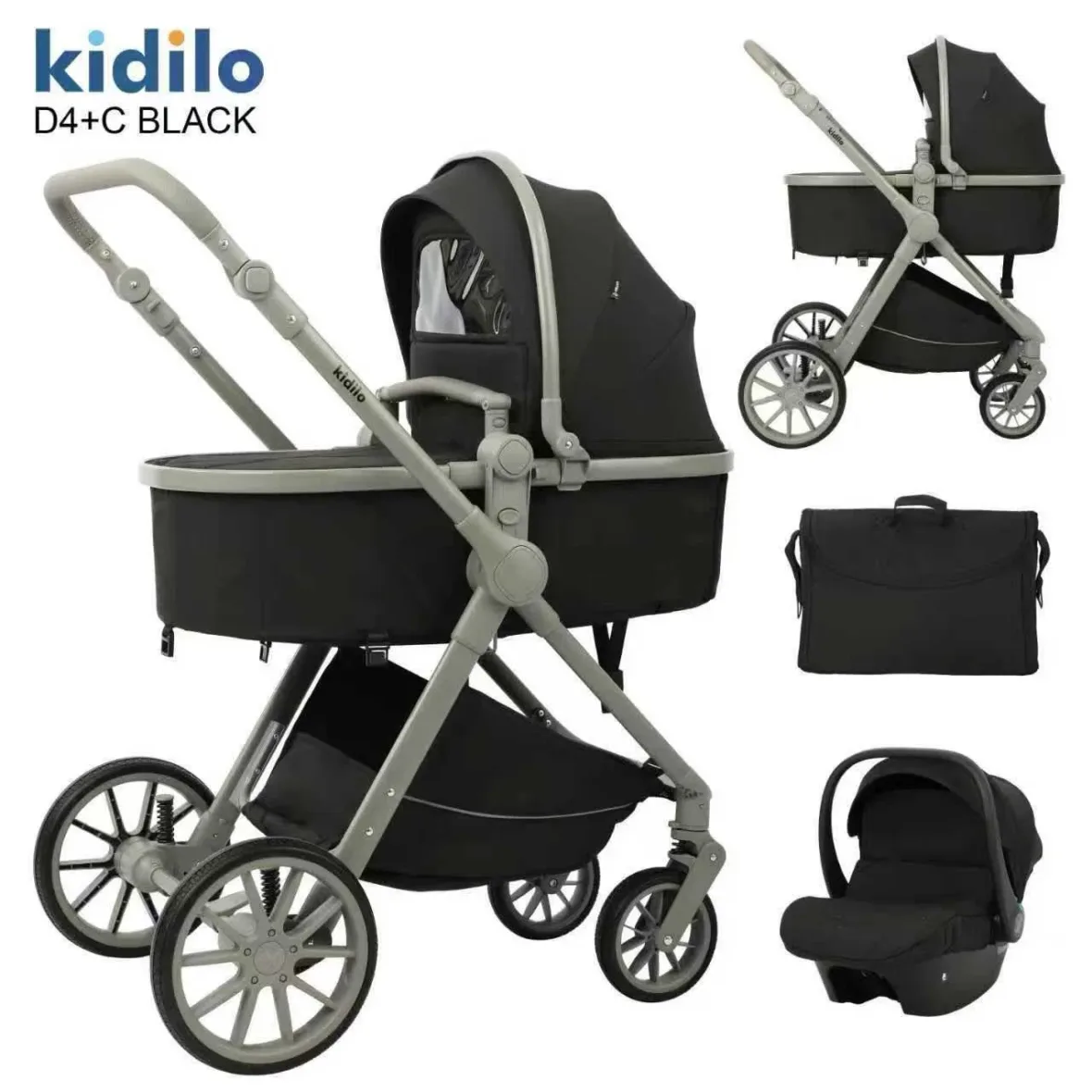 pack-poussette-3en1-reversible-d4c-kidilo-noi-maroc