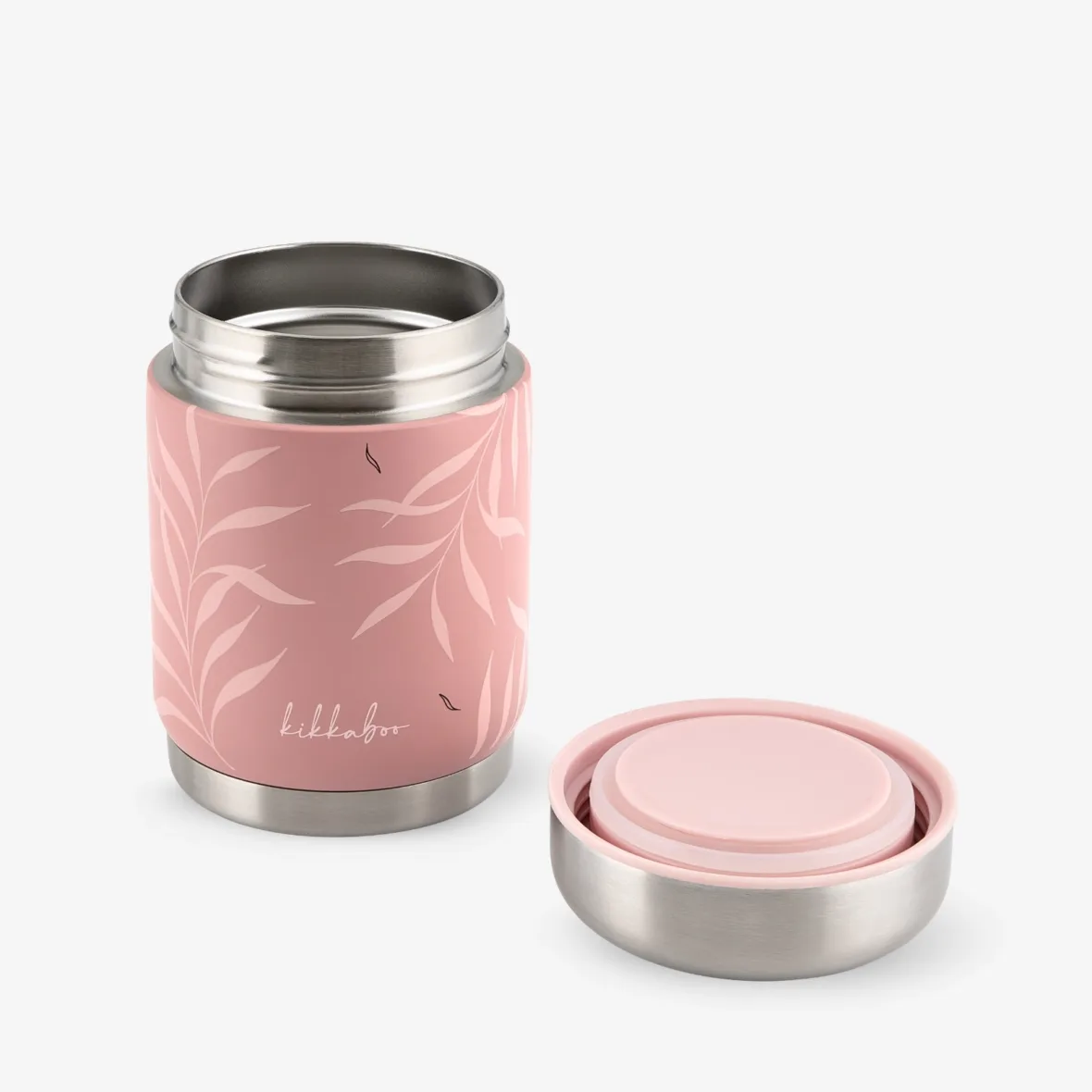 Thermos pour aliments en acier inoxydable 400ml Blush – KikkaBoo