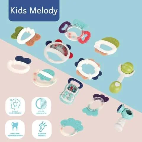 Coffret de 12 hochets – Kids Melody